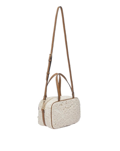 Borsa donna bauletto Liu-jo Ferielle M Bowling cream BS26LJ67 AA6113 J3865 X0459