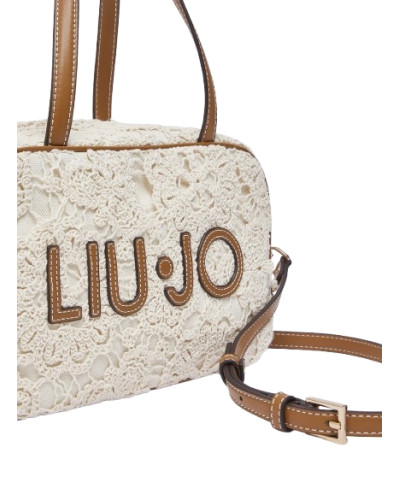 Borsa donna bauletto Liu-jo Ferielle M Bowling cream BS26LJ67 AA6113 J3865 X0459
