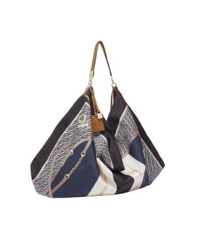 Borsa donna Liu-jo foulard bag nero multicolore BS26LJ66 AA6194 T2745 P9221