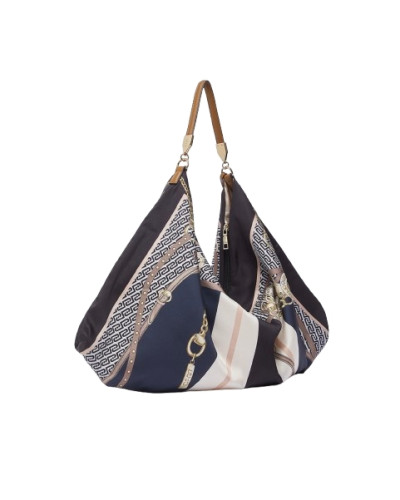 Borsa donna Liu-jo foulard bag nero multicolore BS26LJ66 AA6194 T2745 P9221