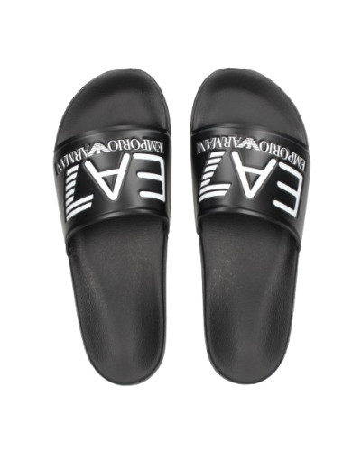 Slipper unisex EA7 Emporio Armani black beauty US26EA01 7X000108 AF15118 UC001