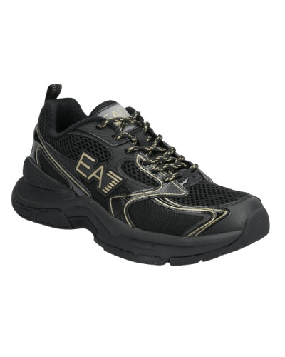 Sneaker EA7 Emporio Armani Predator triple black/ gold unisex US26EA13 X8X249 XK446 MZ177