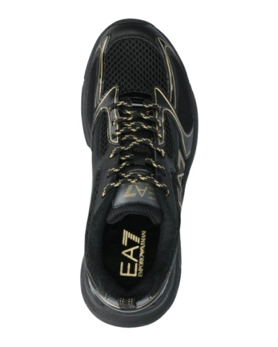 Sneaker EA7 Emporio Armani Predator triple black/ gold unisex US26EA13 X8X249 XK446 MZ177