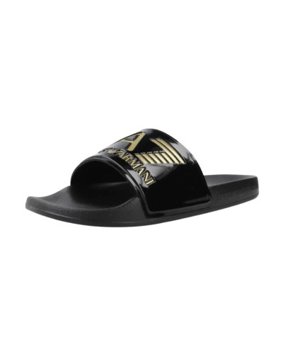 Slipper unisex EA7 Emporio Armani black/gold US26EA02 7X000108 AF15118 PC001
