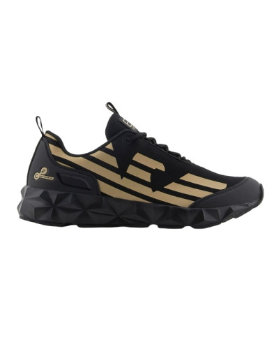 Sneaker EA7 Emporio Armani Ultimate C2 Kombat Core triple black/ light gold US26EA07 X8X217 XK433 R969