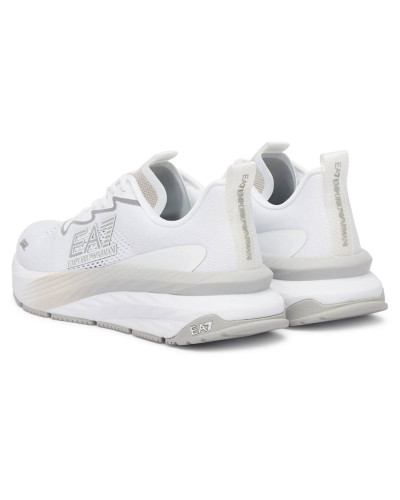 Sneaker running EA7 Emporio Armani optical white/silver US26EA10 7X000603 AF22914 MZ484