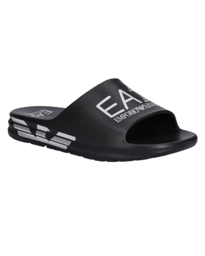 Slipper uomo EA7 Emporio Armani black/silver US26EA11 7X000356 AF18618 MC026