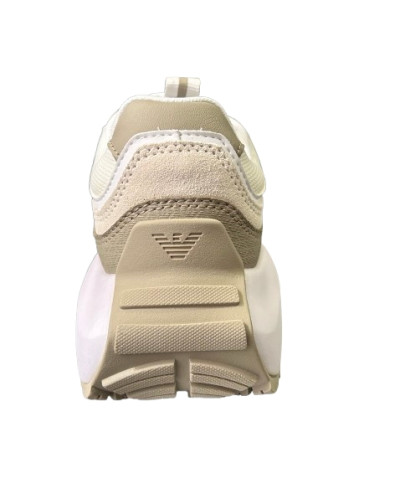 Sneaker EA7 Emporio Armani white/ aluminum US26EA25 7X000657 AF23110 MZ698