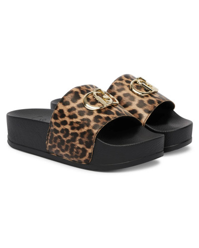 Scarpe Liu-Jo slipper Mykonos 01 leopard DS26LJ12 BA6077 EX022 S19C1