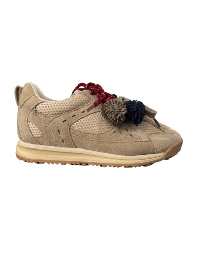 Sneaker donna Gold&gold ecopelle scamosciata beige DS26GG11 GB1055