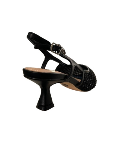 Scarpe donna sandalo Gold&gold TC 65 nero DS26GG13 GD397