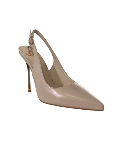 Scarpe donna Gold&gold decollete tallone aperto tc 105 nero DS26GG18 GP907
