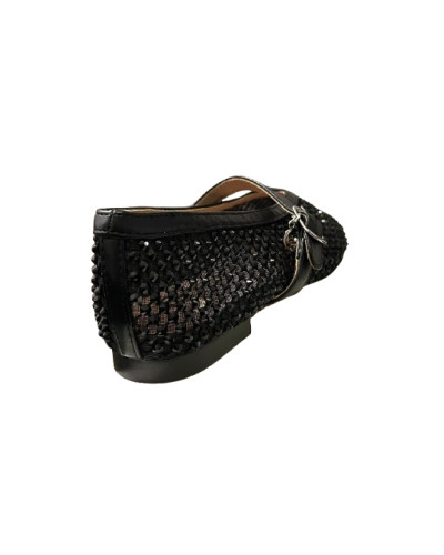 Scarpe donna Gold&gold ballerina nero DS26GG21 GD398
