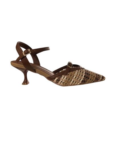 Scarpe donna sandalo Gold&gold TC 60 brown DS26GG22 GY460