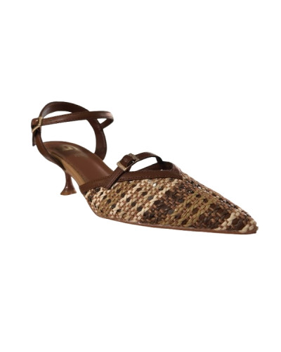 Scarpe donna sandalo Gold&gold TC 60 brown DS26GG22 GY460