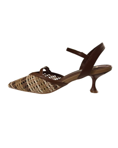 Scarpe donna sandalo Gold&gold TC 60 brown DS26GG22 GY460