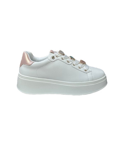 Sneaker donna Gold&gold bianco/ rosa DS26GG15 GB1045