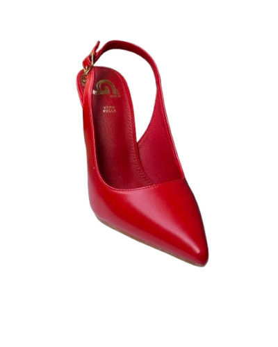 Scarpe donna Gold&gold decollete tallone aperto tc 105 rosso DS26GG19 GP907