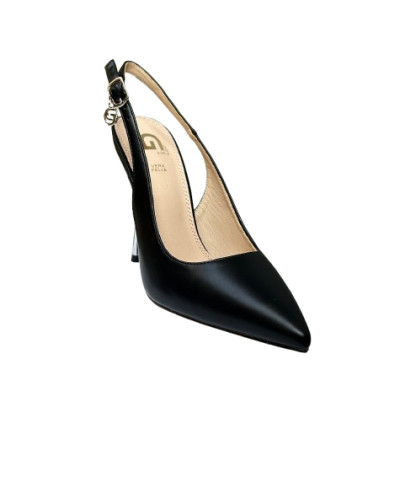 Scarpe donna Gold&gold decollete tallone aperto tc 105 nero DS26GG23 GP907