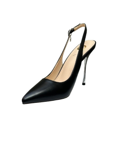 Scarpe donna Gold&gold decollete tallone aperto tc 105 nero DS26GG23 GP907