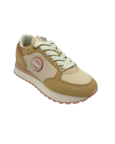 Scarpe donna Colmar sneaker Travis Authentic 051 beige/ rose DS26CO01