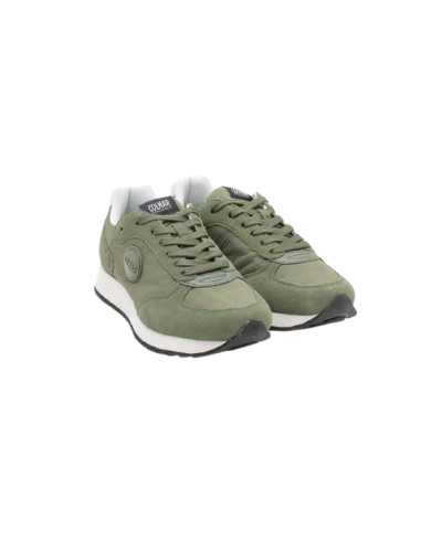 Sneaker uomo Colmar Travis One 092 suede/tessuto military green US26CO03