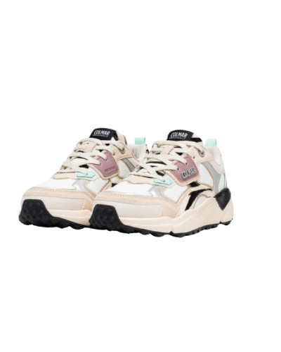 Scarpe donna Colmar sneaker Garner Zoe 080 white/ black/ multicolor DS26CO02