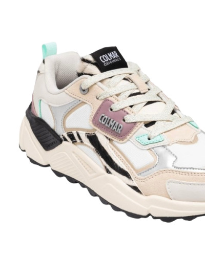 Scarpe donna Colmar sneaker Garner Zoe 080 white/ black/ multicolor DS26CO02