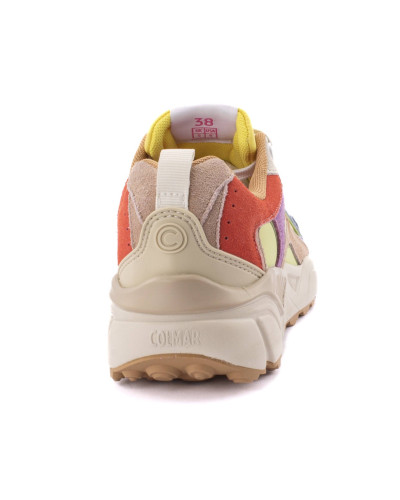 Scarpe donna Colmar sneaker Garner Flashy 076 sage green/ multicolor DS26CO03