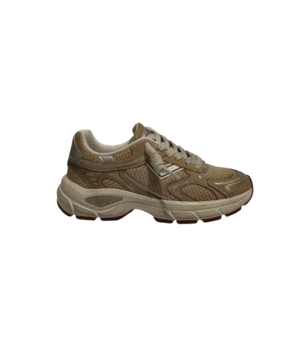 Scarpe donna 4B12 sneaker running Newrun beige DS26QB08 NEWRUN-D03