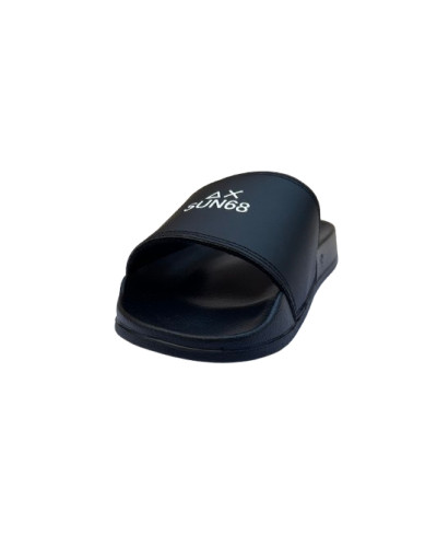Beach slippers logo Sun68 11 nero uomo US26SU23 X36101