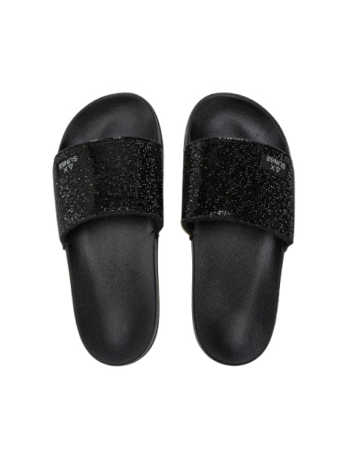 Slippers strass beach donna Sun68 11 nero DS26SU22 X36202