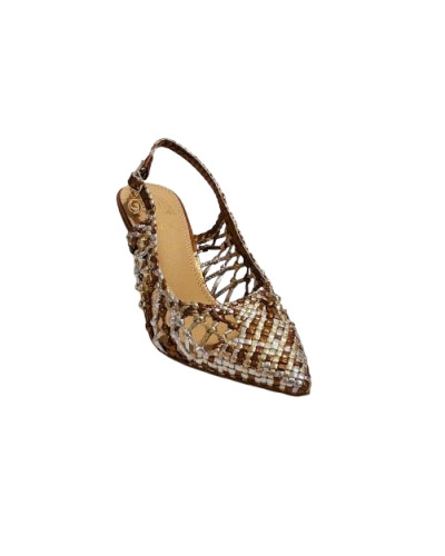 Scarpe donna sandalo Gold&gold TC 75 oro/silver/bronzo DS26GG31 GK253