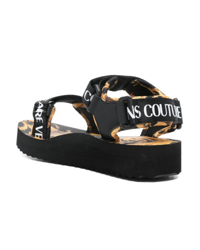 Sandalo donna Versace Jeans Couture nero DS26VE04 80VA3SX4 ZSS82 G89