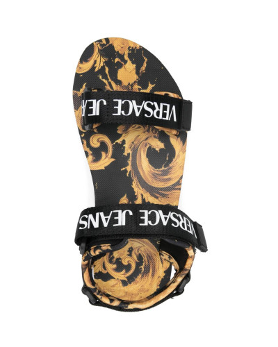 Sandalo donna Versace Jeans Couture nero DS26VE04 80VA3SX4 ZSS82 G89