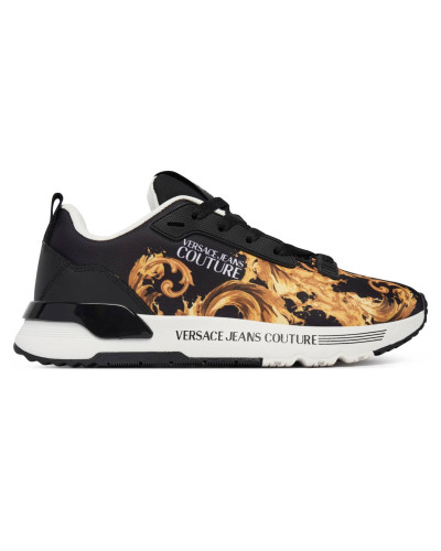 Sneaker donna Versace Jeans Couture printed nylon black DS26VE08 80VA3SAA ZSE00 G89