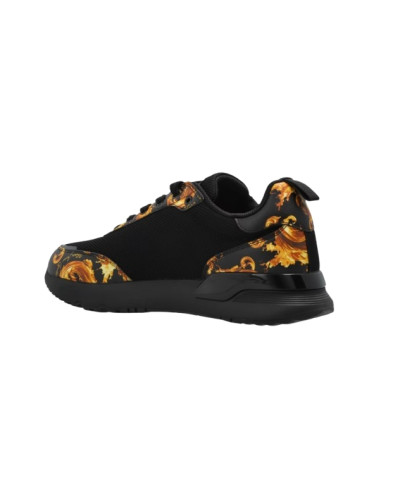 Sneaker Versace Jeans Couture black printed baroque US26VE03 80YA3SA5 ZSE14 G89