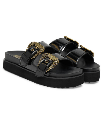 Sandalo donna Versace Jeans Couture zeppa nero DS26VE10 80VA3SM1 ZS190 899