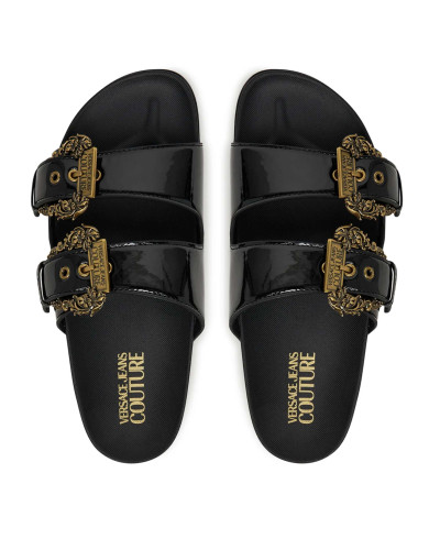 Sandalo donna Versace Jeans Couture zeppa nero DS26VE10 80VA3SM1 ZS190 899