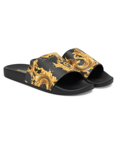 Slippers uomo Versace Jeans Couture nero US26VE06 80YA3SQ4 ZS365 G89