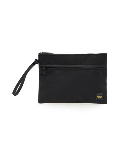 Borsa uomo Blauer pochette clutch in nylon nero BS26BU27 S6THIN01/ESS