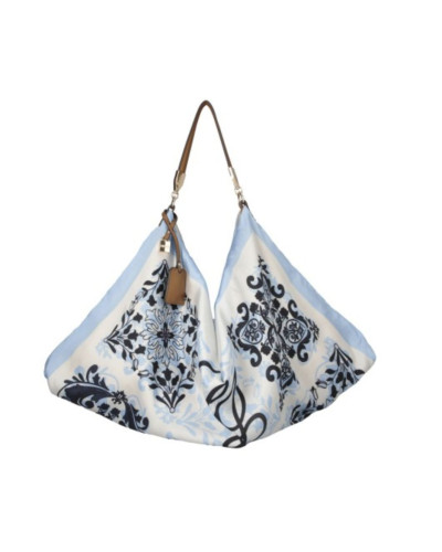 Borsa donna Liu-jo foulard bag azzurro/ multicolore BS26LJ68 AA6194 T2745 P9224