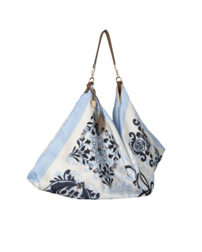 Borsa donna Liu-jo foulard bag azzurro/ multicolore BS26LJ68 AA6194 T2745 P9224