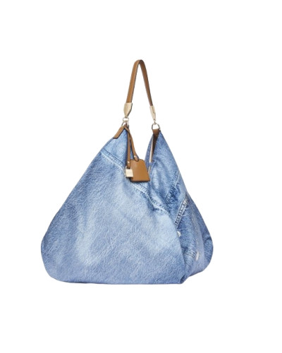 Borsa donna Liu-jo foulard bag in denim blue lux BS26LJ71 AA6194 T2745 79043