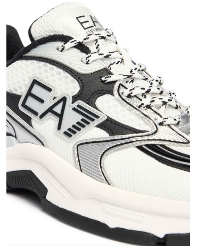 Sneaker EA7 Emporio Armani Predator white/black/silver unisex US26EA27 X8X249 XK446 MZ492