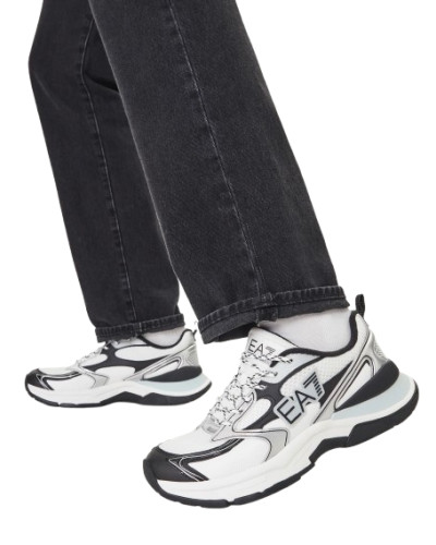 Sneaker EA7 Emporio Armani Predator white/black/silver unisex US26EA27 X8X249 XK446 MZ492