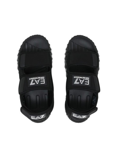 Sandalo EA7 Emporio Armani beachwear Kombat triple black/ white US26EA26 7X000667 AF23654 MC357