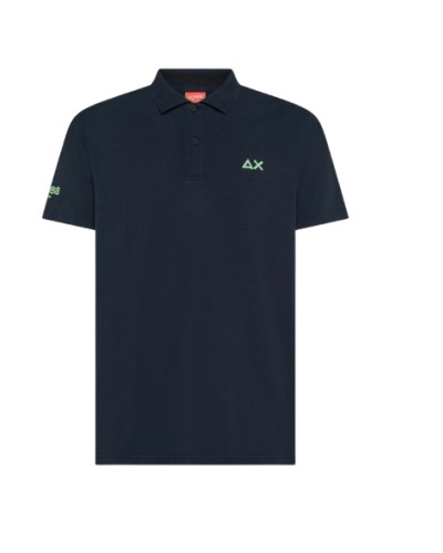 Polo jersey uomo Sun68 navy blue ES26SU07 A36160