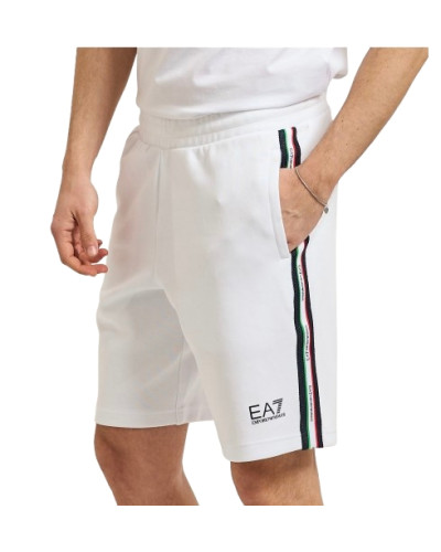 Bermuda shorts uomo EA7 Emporio Armani bianco ES26EA10 7M001865 AF12660 U0002