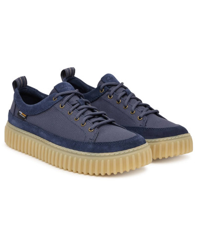 Sneakers uomo Clarks Torhill Lace navy textile US26CL07 26186153